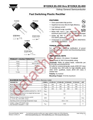 BY229B-200-E3/45 datasheet  